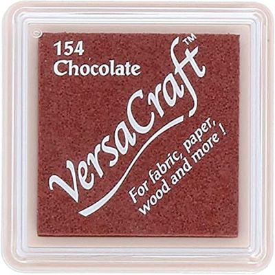 Tsukineko Chocolate Versacraft Ink Pad, Brown, Small