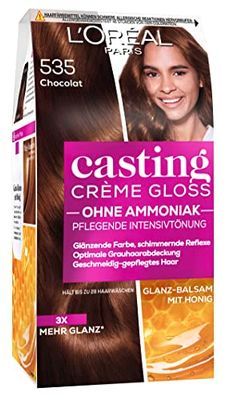 L'Oreal Paris - tinta per capelli Casting Creme Gloss Glossy Blacks, 200, ebano