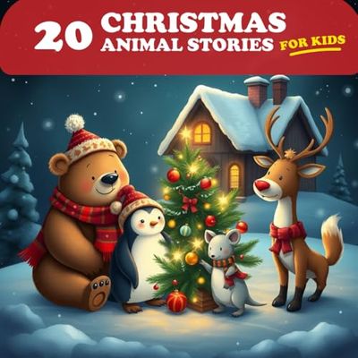 20 Christmas Animal Stories for Kids: A Christmas Book with Animals | Perfect Gift for Kids