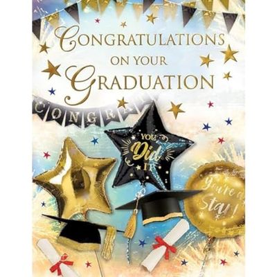 Regal Publishing Gefeliciteerd met je Graduation Card - 8 x 6 inch