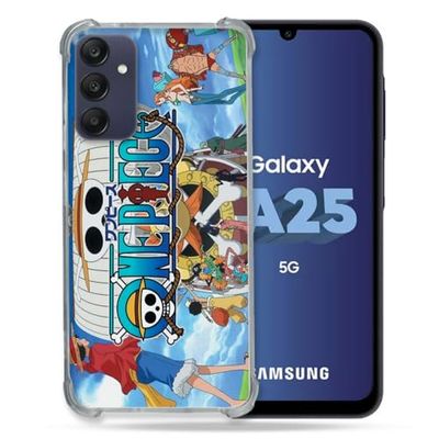 Cokitec Versterkte hoes voor Samsung Galaxy A25 5G Manga One Piece Sunny