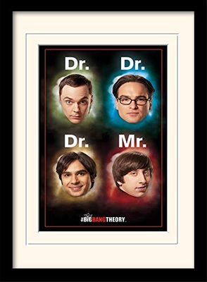 The Big Bang Theory (Dr Mr 30 x 40 cm montado y Enmarcado, 16 x 12 Inches