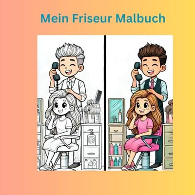 Mein Friseur Malbuch