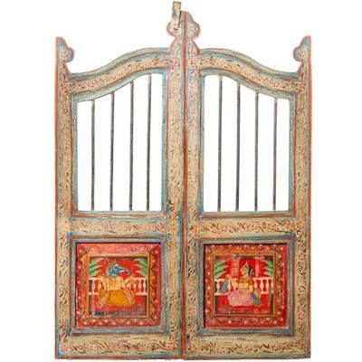 PUERTA DECORATIVA DE MADERA MANGO PARA COLGAR_80X7X120CM