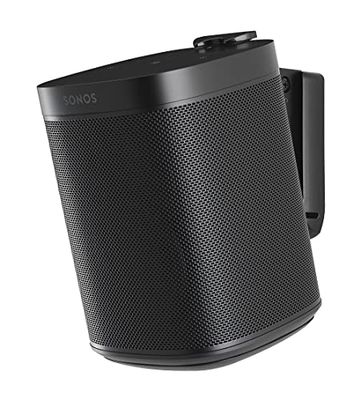 Mountson - Soporte de Pared para Sonos One, One SL y Play: 1 Negro