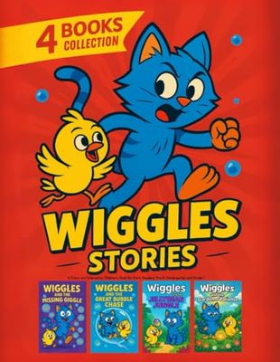 Wiggles Stories 4 Books Collection: A Funny and Interactive Children’s Book for Early Readers, Pre-K, Kindergarten and Grade 1 (Wiggles and Peep Box Set)