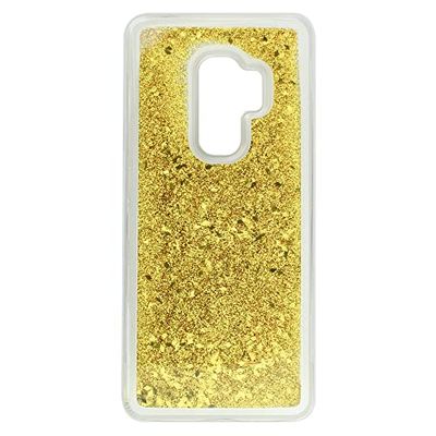 Babaco Phone Case For Samsung S9 PLUS Liquid Glitter Effect, Gold