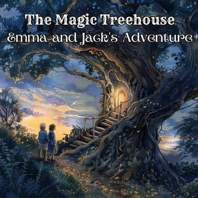 The Magic Treehouse; Emma and Jack's Adventure: Kids Bedtime Story with Amazing Illustrations Age 6-12