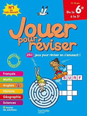 Jouer pour réviser de la 6e à la 5e: Avec un crayon