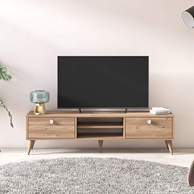 Ruumstore Vega TV Unit Varna Oak, en storlek