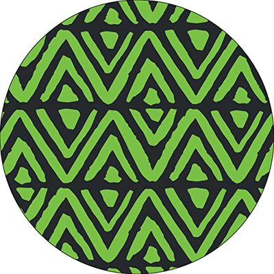 Bonateks, Ronde digitaal bedrukte muismat, antislip onderkant, voor kantoor en thuis, diameter: 22 cm