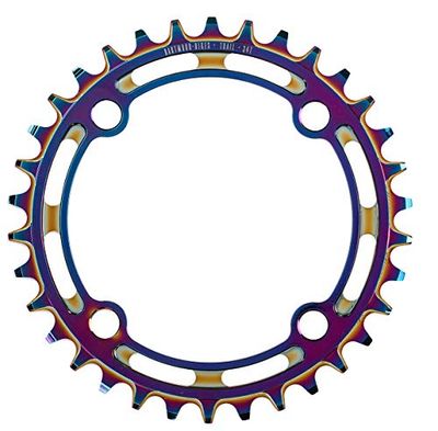 DARTMOOR Trail Narrow-Wide, Alu 7075, 30t Corona MTB Mono, Unisex, Unisex, DART-A17401, Petrol Chrome Plated, 30 dents