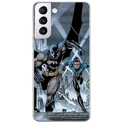 ERT GROUP etui na telefon Samsung S21, case oryginalny i oficjalnie licencjonowany przez DC, wzór Batman 007, optymalnie dopasowane, plecki z TPU