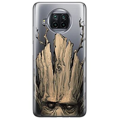 ERT GROUP mobiel telefoonhoesje voor Xiaomi MI 10T LITE/REDMI NOTE 9 PRO 5G origineel en officieel erkend Marvel patroon Groot 002 aangepast aan de vorm van de mobiele telefoon, gedeeltelijk bedrukt