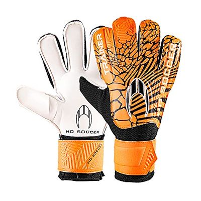 HO Soccer Trainer Orange Guantes de Portero, Unisex Niños, Naranja/Negro, 5