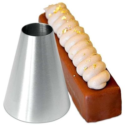 Déco Relief - Douille unie (N°19) inox Hygiène - Douille Pâtisserie - Ustensile Professionnel - DDH927