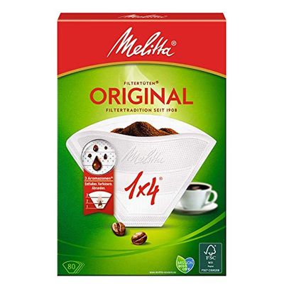 Melitta - Filtri per caffè, n. 102, 3 zone aromatiche