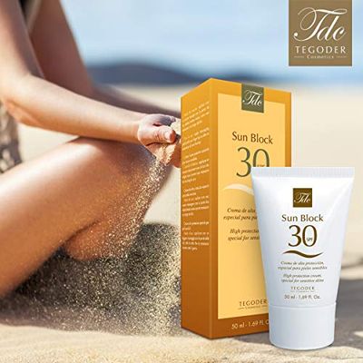 Tegoder Cosmetics Sunblock SPF30 Tubo 50 ML