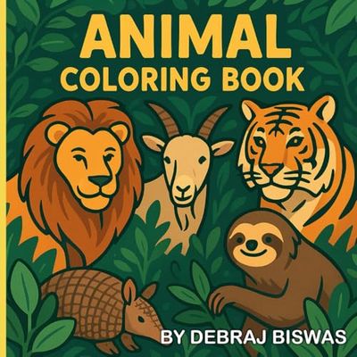 Animal Coloring Book: Animal Coloring Book for Kids and adults