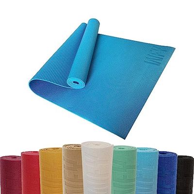 DoYourYoga fitnessmatta, yogamatta "Kirana" av ECO-PVC – 183 x 61 x 0,4 cm – halkfri och robust – gymnastikmatta, yogamatta, träningsmatta, pilates workout – petrol