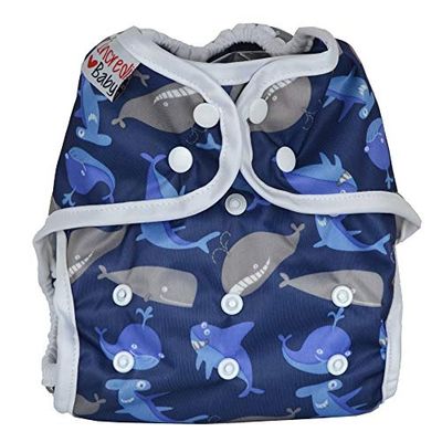 Crianza Natural Couverture Incredibaby Taille S Baleines