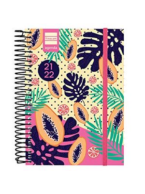 Finocam - Secondary Diary 2021 2022 8th - 120 x 164 1 Day per Page Fruit Gallego
