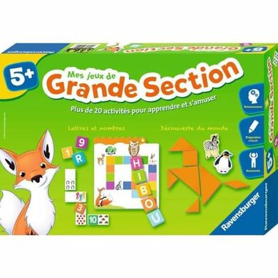 Ravensburger - Educatief spel – mijn games met grote sectie – complete leerset – 20 activiteiten in het derde jaar – vanaf 5 jaar – 24524