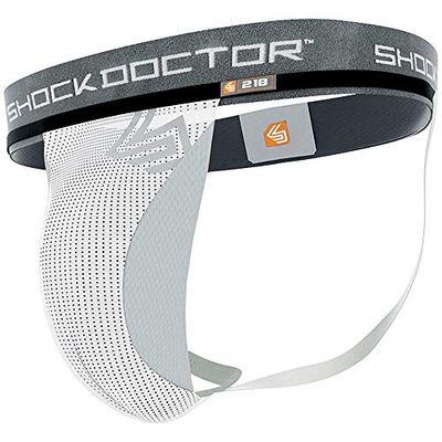 Shock Doctor herr Core Supporter med kopp ficka-vit, 2X-Large