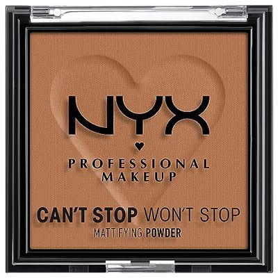 NYX Professional Makeup Can't Stop Won't Stop Mattifying Powder, Matte Finish, Mocha