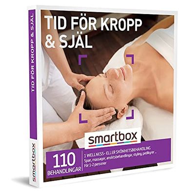 Smartbox - Tid för kropp & själ - 110 behandlingar - 1 spa- eller skönhetsbehandling för 1-2 personer - present till honom, present till henne