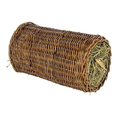 KERBL Tunnel en Osier pour Rongeur Ø 22cm pour Petit Animal Grand