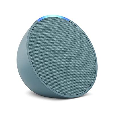 Echo Pop | Altoparlante Bluetooth intelligente con Alexa, compatto e dal suono potente | Verde petrolio