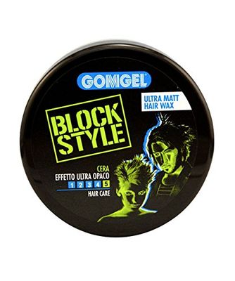 GOMGEL Cire pour cheveux Block Style Extreme Hold - 100 ml