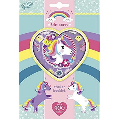 Totum Unicorn Stickerboek Met 400 Stickers