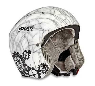 Vola P1007H-Fis Wheel Casque fis Mixte Adulte, Gris/Blanc