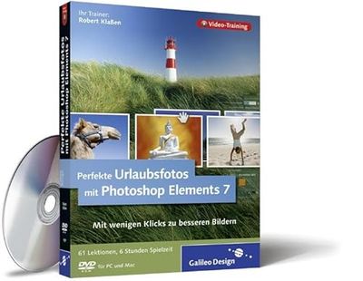 Perfekte Urlaubsfotos mit Photoshop Elements 7 - Das Video-Training auf DVD