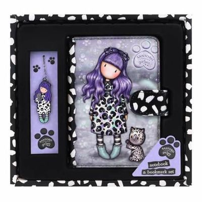 Safta Gorjuss Smitten Kitten 1086GJ04 Notitieboek met bladwijzer, uniseks, kinderen, meerkleurig, M, 50 hojas, M