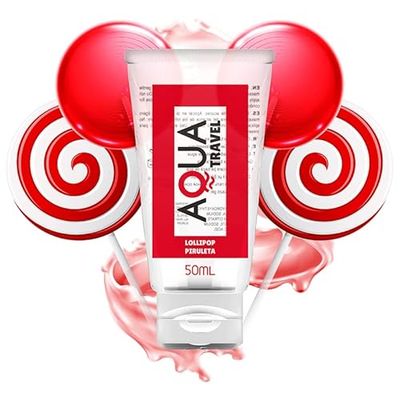 AQUA TRAVEL LUBRYCANTE Base Agua SABOR PIRULETA - 50 ML