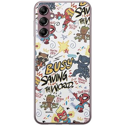 ERT GROUP mobile phone case for Samsung A14 4G/5G original and officially Licensed Marvel pattern Avengers 026 optimally adapted to the shape of the mobile phone, case made of TPU