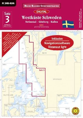 Sportbootkarten : Satz 3 : Westküste Schweden (Ausgabe 2012) [import allemand]