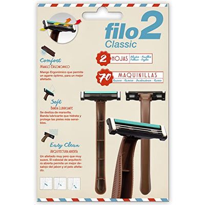 Filomatic - Rasoio manuale da uomo, 250 g