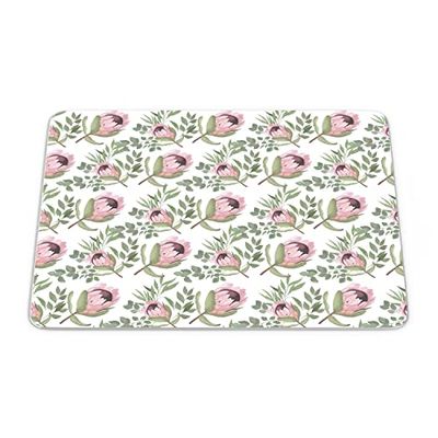 Questo Casa, Rechthoek digitaal bedrukte muismat, antislip onderkant, voor kantoor en thuis, afmetingen: 22x18 cm