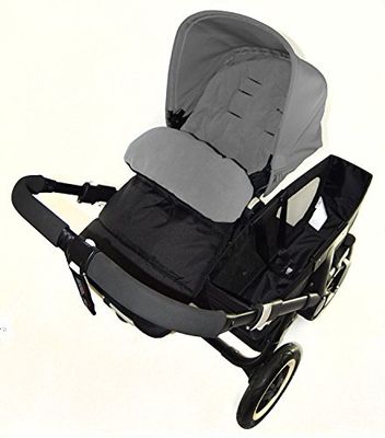 Voetzak/COSY TOES compatibel met Jane Cross kinderwagen Dolphin grijs