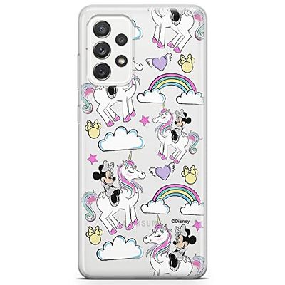 ERT GROUP mobiel telefoonhoesje voor Samsung A72 5G origineel en officieel erkend Disney patroon Minnie 037 optimaal aangepast aan de vorm van de mobiele telefoon, gedeeltelijk bedrukt