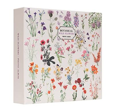 Grupo Erik - Album Photo 10 x 15 cm Botanical Wild Flowers - 200 Pochettes et Couverture Rigide , Album Photo Pochette, Album Photo Enfant