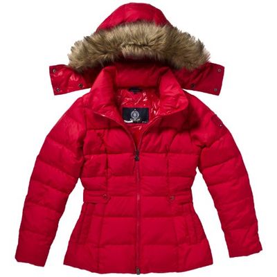 Tommy Hilfiger Damjacka, NEW MAINE JKT/1M87616097, Röd (611 Apple Red), 40