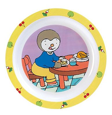 Fun House T'Choupi Assiette micro-ondable Bébé Unisexe, enfant