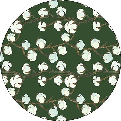 Bonateks, Runt digitalt tryckt musmatta, halkfri undersida, för kontor och hem, diameter: 22 cm