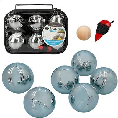 Aktive 54036 Boccia-set, 6 sportballen