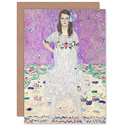 Artery8 Klimt Mada Primavesi Painting Fine Art Greeting Card Plus Envelope Blank Inside